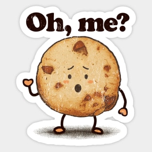 Oh Me Chocolate Chip Cookie Biscuits Sticker